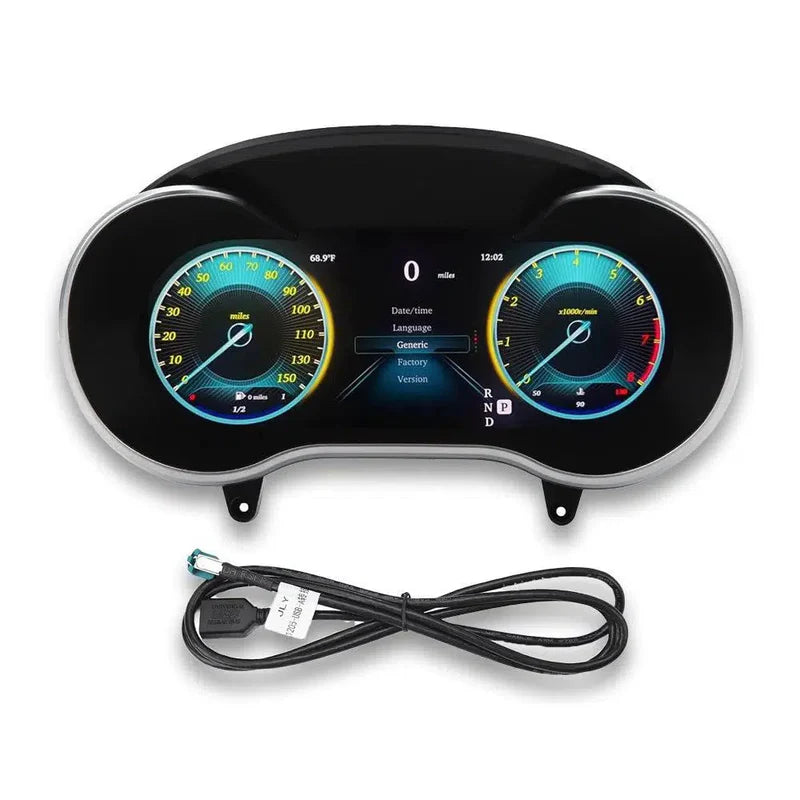 Mercedes-Benz W205 C-Class & X253 GLC-Class – Digital Instrument Cluster Upgrade (Plug & Play)