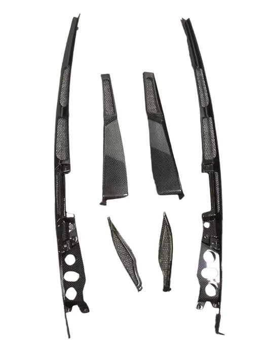 McLaren 720S Coupe - Carbon Fiber Side Engine Intake Vent Trim Set