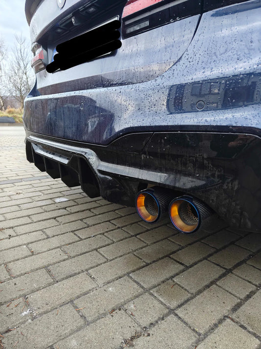 BMW G30/G38 525i 528i 530i - MP Style Carbon Fiber Dual Exhaust Tips