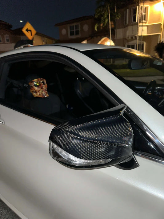 Infiniti Q50 / Q60 - M Style V2 Carbon Fiber Side Mirror Cap Replacement