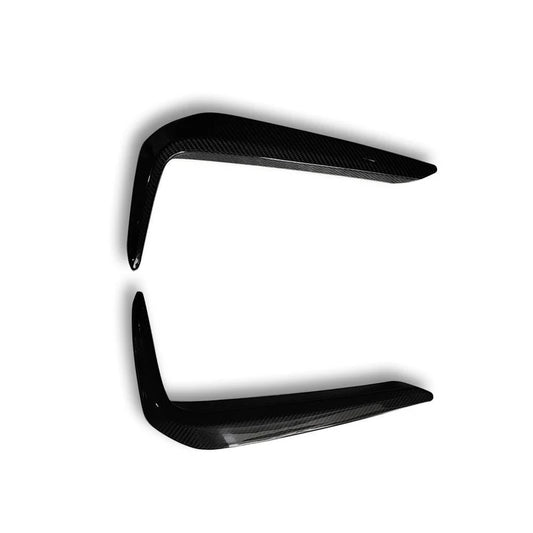 BMW G30 / G38 5 Series - Carbon Fiber Front Upper Splitters