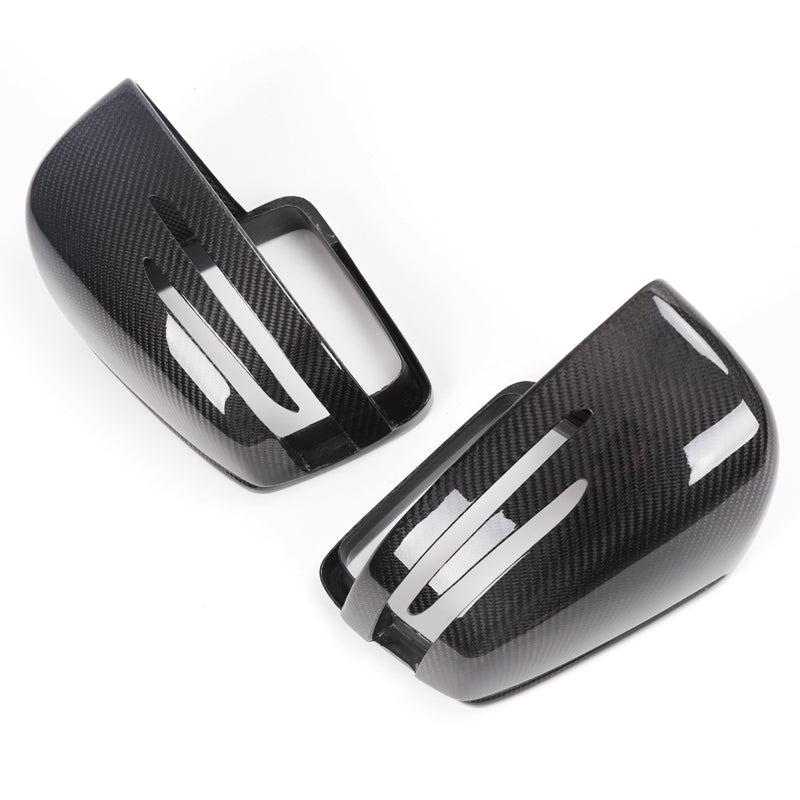 Mercedes-Benz W463 G-Class, W166 GLE/M-Class & X166 GL/GLS (2012–2018) – Real Carbon Fiber Mirror Cap Replacement Set