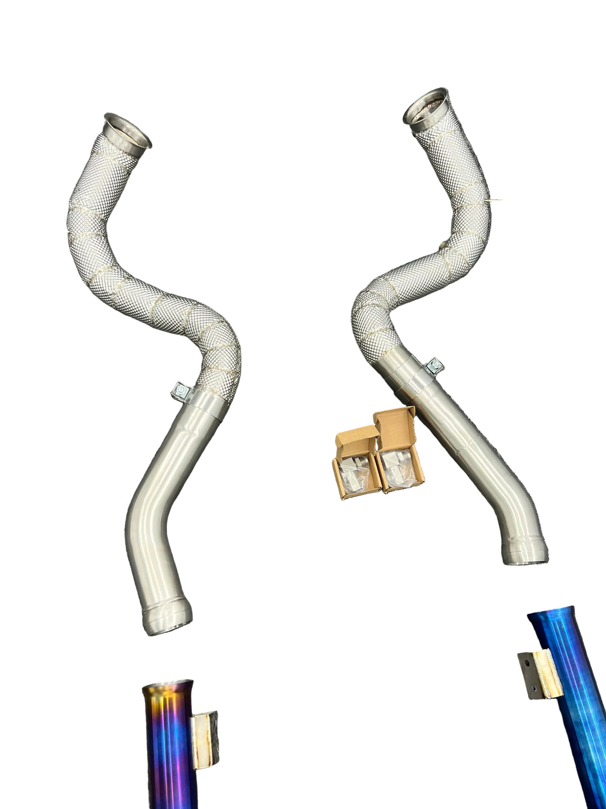 Mercedes-Benz C63 / C63S AMG C205 / W205 – Titanium Full Catback Valved Exhaust System