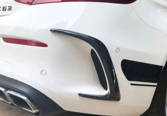 Mercedes C63 Coupe W205 β Carbon Fiber Rear Bumper Trim