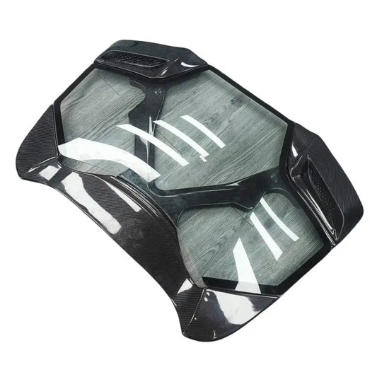 Ferrari 488 Coupe/Spider - Transparent Carbon Fiber Engine Bonnet