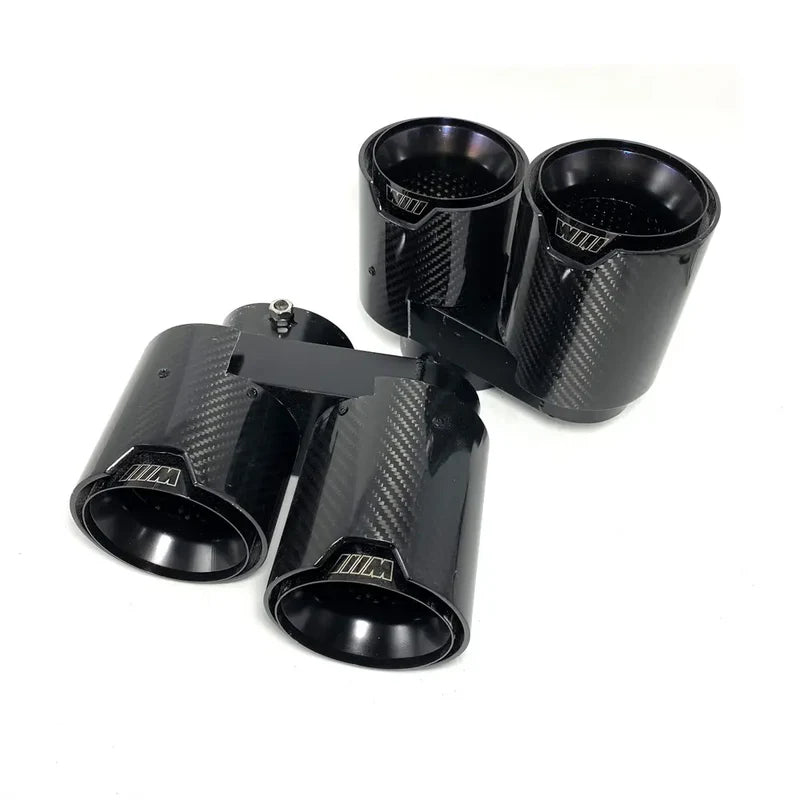 BMW G05 X5 / G06 X6 / G07 X7 – Carbon Fiber Quad Style Exhaust Tips