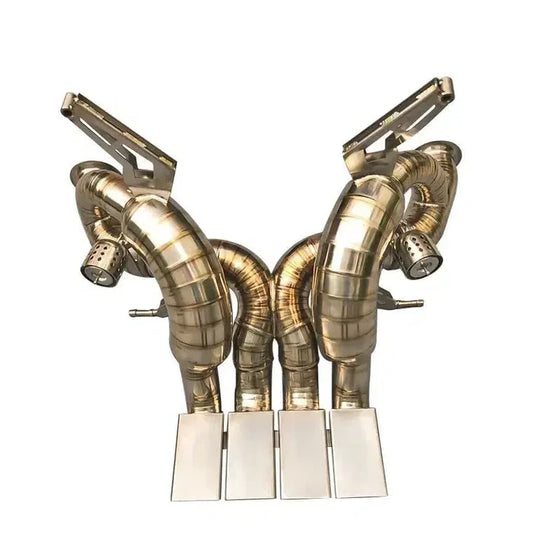 Lamborghini Aventador LP700 / LP720 / LP740 - Titanium Gold Straight Pipe Exhaust