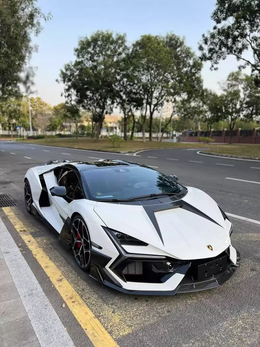 Lamborghini Revuelto - MSY Style Prepreg Dry Carbon Fiber Front Lip Spoiler