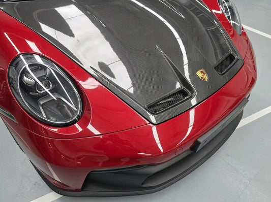 Porsche 992 – Carbon Fiber GT3 Style Vented Hood