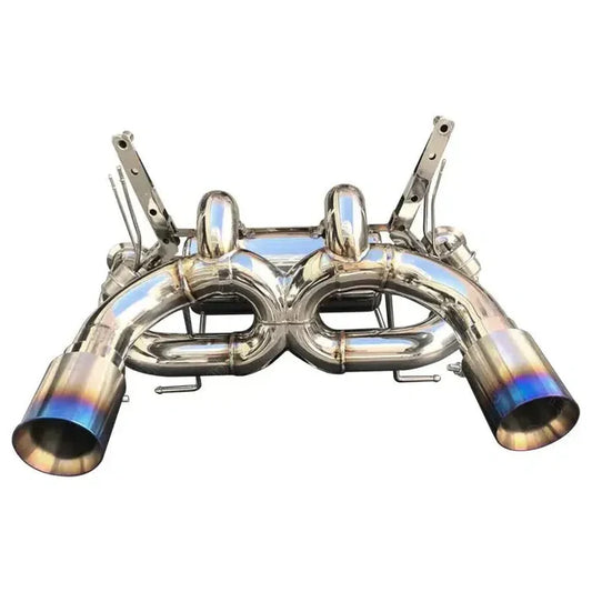 Lamborghini Aventador SVJ/Ultimae - Titanium Equal-Length Valved Exhaust System with Muffler