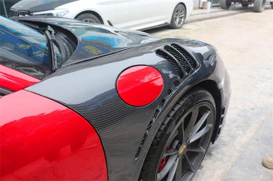 Porsche 718 Boxster / Cayman – Carbon Fiber Vented Fenders