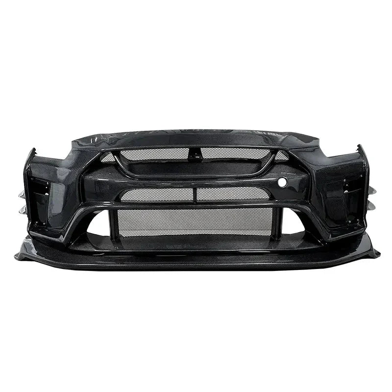 Nissan GT-R R35 - VRS Style Carbon Fiber Front Bumper w/ Front Lip
