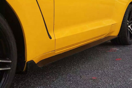 Ford Mustang 2015β2020 β GT350 Style Carbon Fiber Side Skirts
