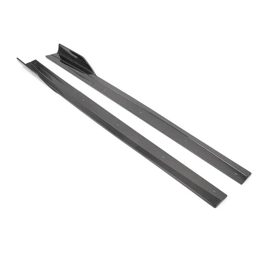 Ferrari 458 - AP Style Carbon Fiber Side Skirt Extensions