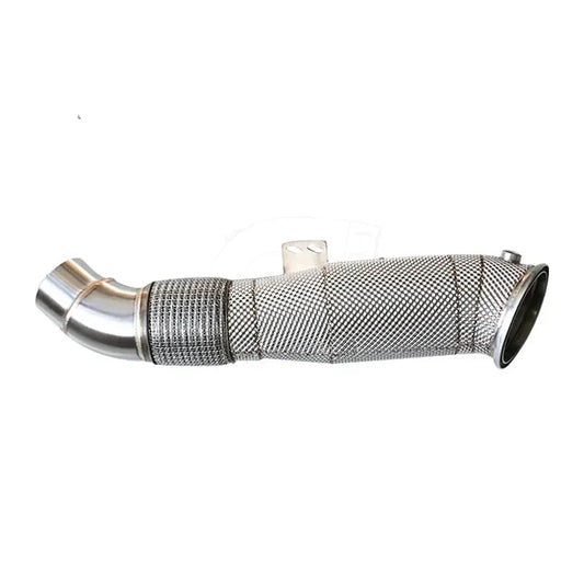 BMW M340i B58 G20 / Z4 M40i G29 / Supra A90 B58 – 4.5in Exhaust Downpipe with Heat Shield