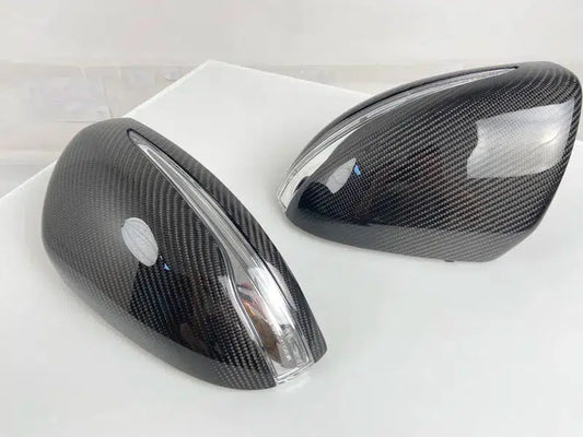 Mercedes W205 / W213 / W222 – Carbon Fiber Mirror Cap Replacements