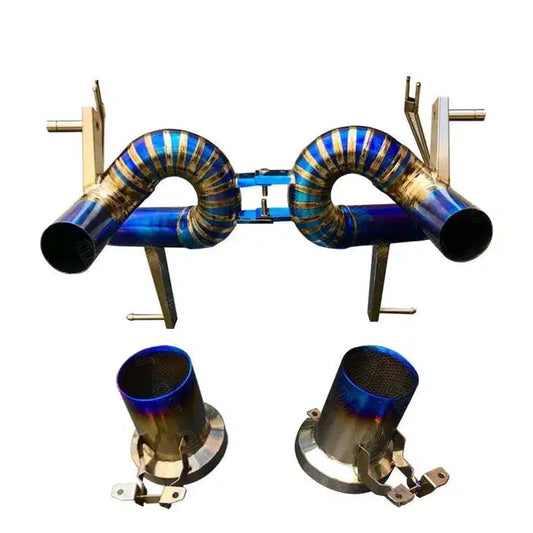 Lamborghini Aventador SVJ - Straight Pipe Catback Exhaust w/ Catless Downpipe F1 Package