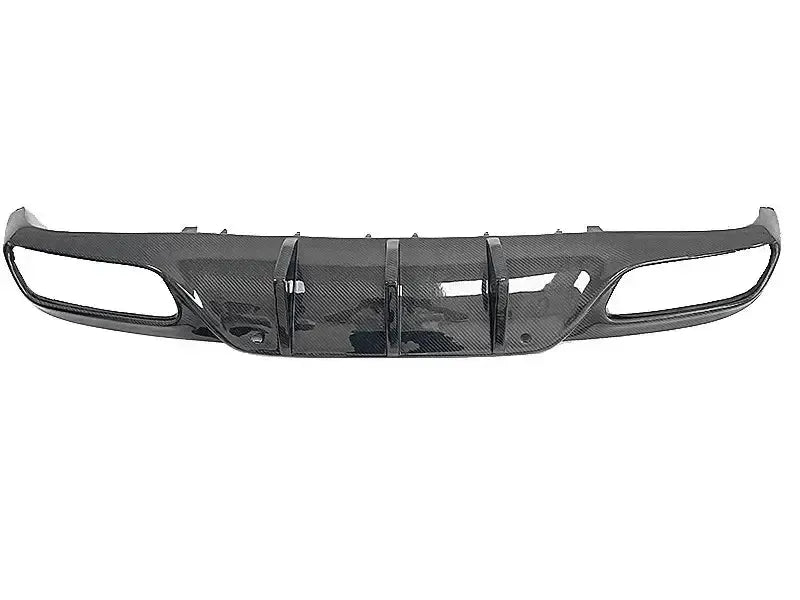 Mercedes C63 Coupe (W205) Carbon Fiber Rear Finned Diffuser | 2015–2019