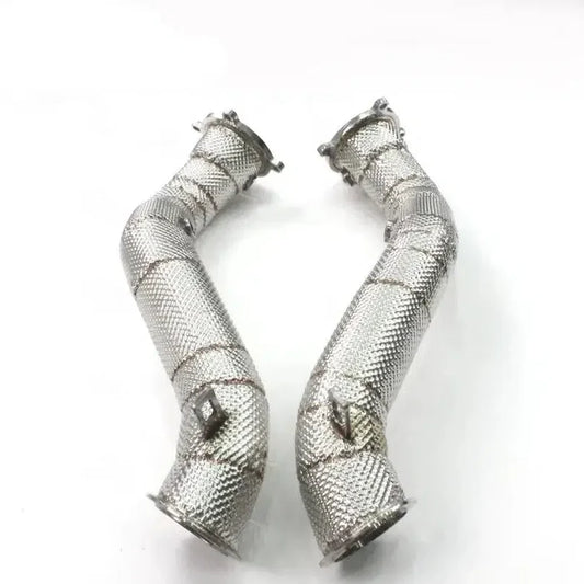 McLaren 765LT – Cat-Less Downpipes with Heat Shield