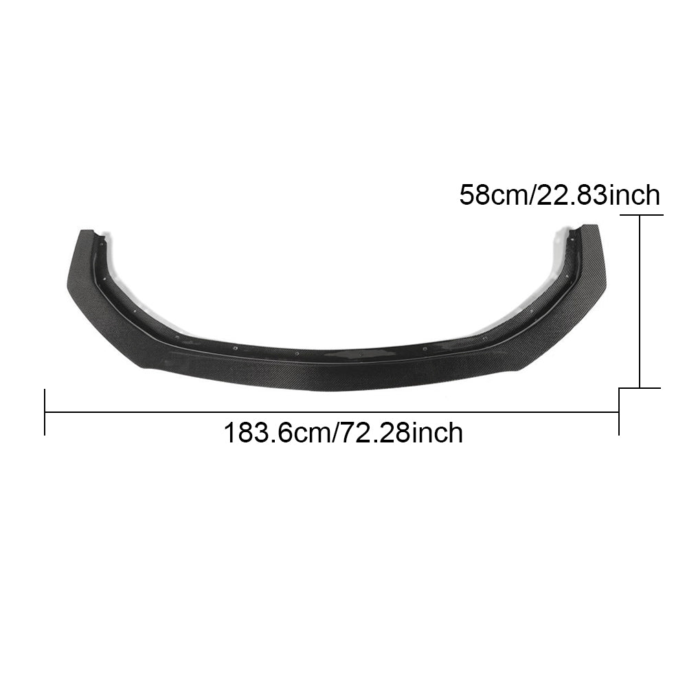 Ford Mustang S650 EcoBoost Base Model (2024+) - Carbon Fiber Front Lip