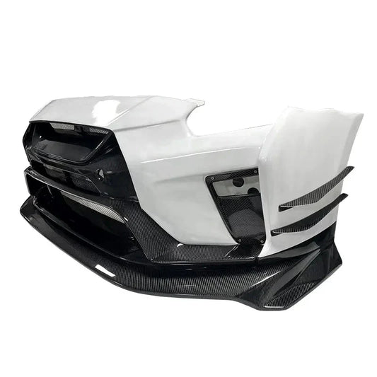 Nissan GT-R R35 - VRS Style Carbon Fiber Front Bumper w/ Front Lip