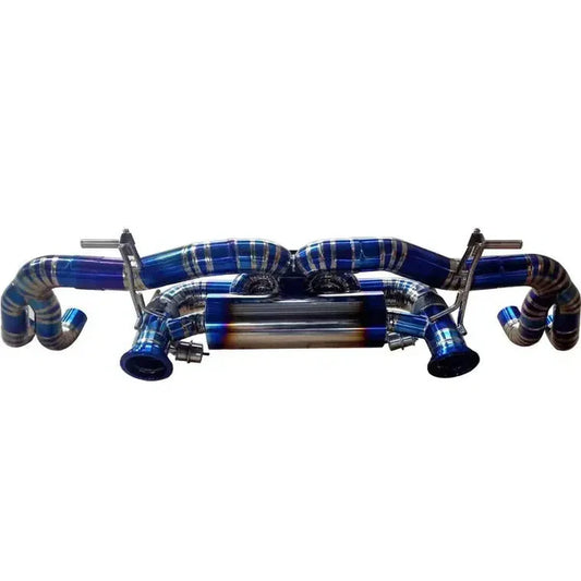 Lamborghini Huracan - Full Titanium Equal-Length Valved Exhaust System with Muffler