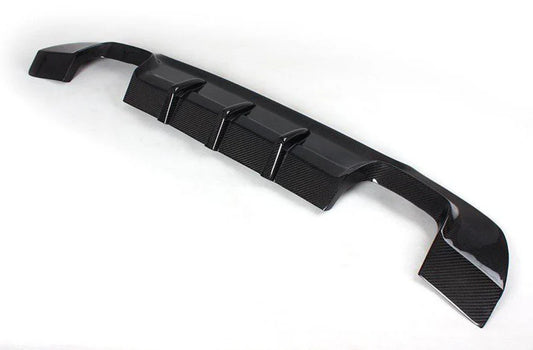 BMW E92 / E93 3 Series - M Tech Carbon Fiber Rear Diffuser w/ Quad Exhaust