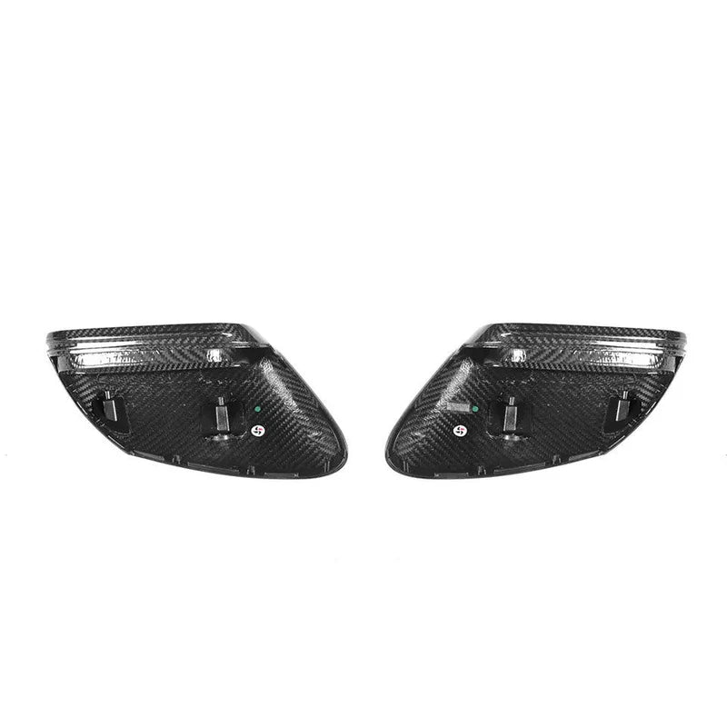 Porsche Taycan & 911 - OEM Style Carbon Fiber Mirror Cap Set