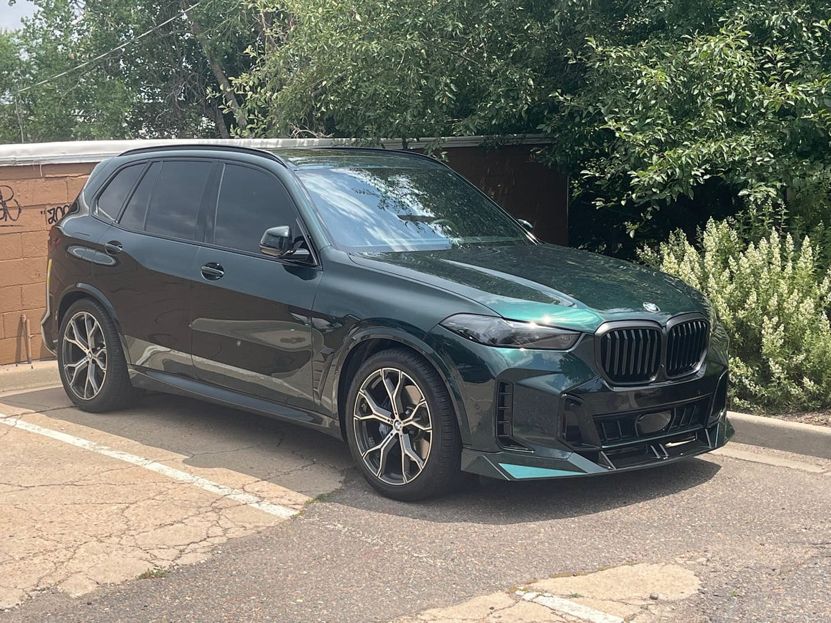 BMW X5 G05 LCI (2024–2026) - V Style Front Bumper Lip Lower Splitter Spoiler for M Sport