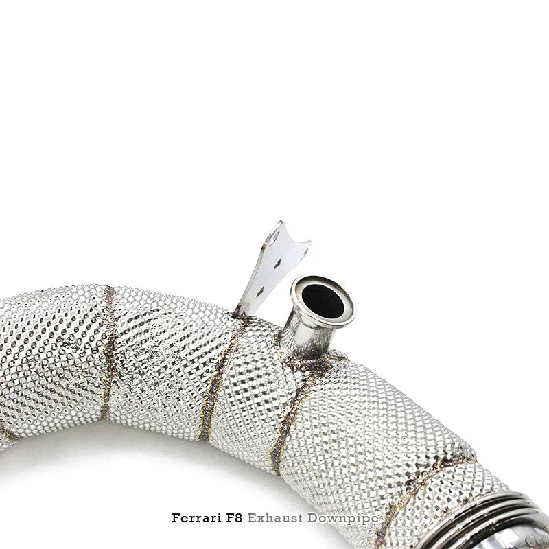 Ferrari F8 Tributo – High Performance Cat-Less Exhaust Downpipes