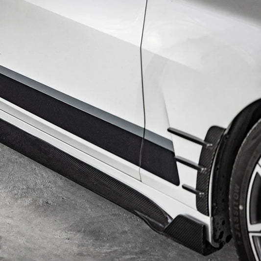 BMW 4 Series G22/G23 - SOOQOO Prepreg Carbon Fiber Rear Arch Trims
