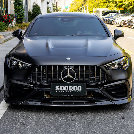 Mercedes-AMG CLE 53 C236 - SOOQOO Prepreg Carbon Fiber Front Bumper Inserts