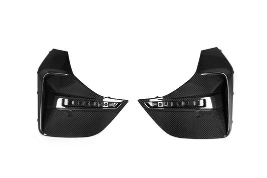 BMW G26 4 Series & i4 - SQ Carbon Fiber Rear Bumper Trims