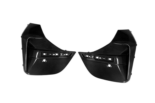 BMW G26 4 Series & i4 - SQ Style Carbon Fiber Rear Bumper Trims