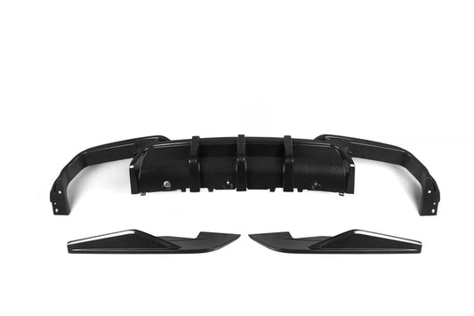 BMW F91/F92/F93 M8 - SQ Style Carbon Fiber Rear Diffuser