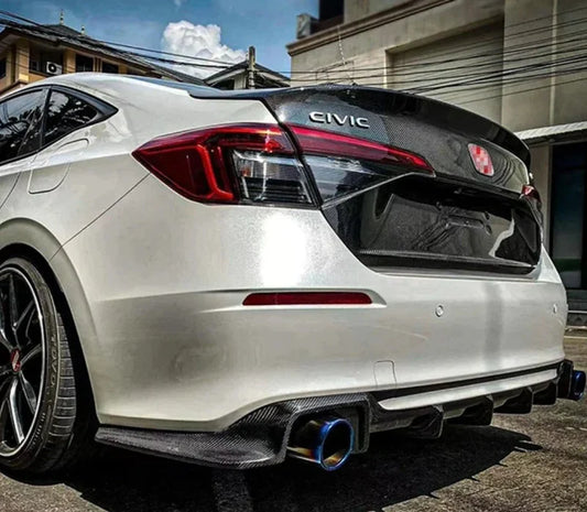 Honda Civic FE1 Sedan - Carbon Fiber Rear Duckbill Trunk