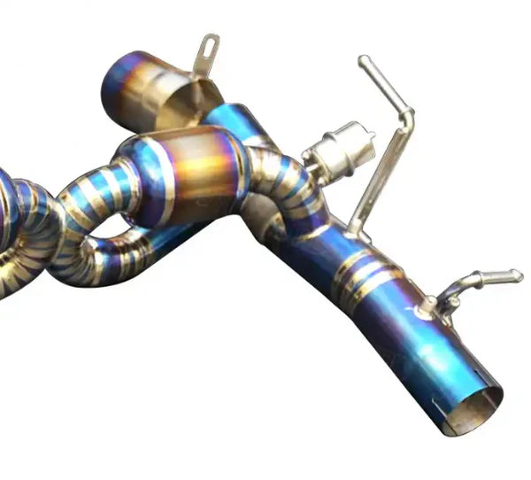 Ferrari F8 Tributo – Titanium Valved Exhaust System with Muffler