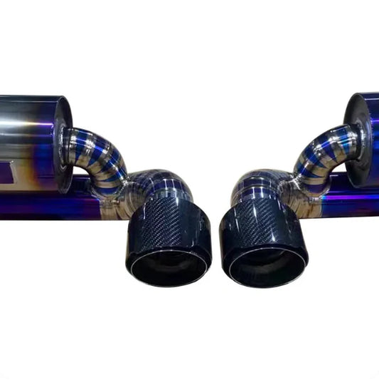 Porsche 911 GT3/GT3RS - Titanium Valved Exhaust With Carbon Fiber Exhaust Tips