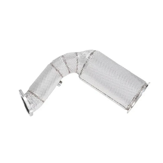 Audi SQ7 / SQ8 / RSQ8 (4.0L V8 Twin-Turbo) – Catless High Flow Downpipes with Heat Shield