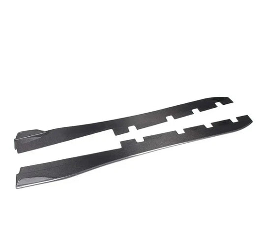 Ferrari F8 Tributo - Carbon Fiber Side Skirt Extensions