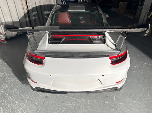 Porsche 911 991.1 / 991.2 (2012β2019) β GT2 RS Style Carbon Fiber Rear Wing & Engine Lid Assembly