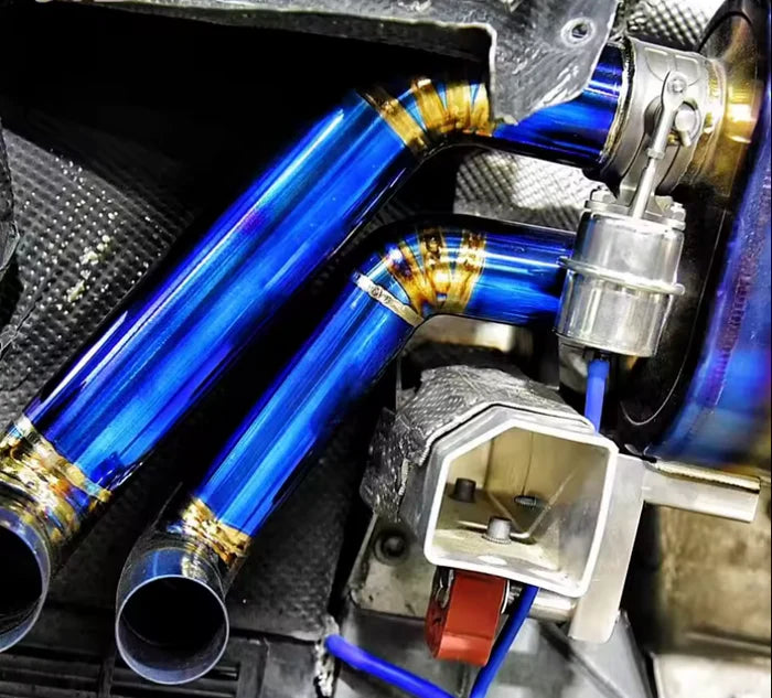 Audi R8 Gen 1 V8 4.2 – Titanium Valved Exhaust System with Muffler