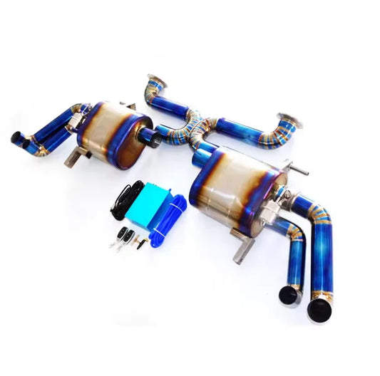 Audi R8 Gen 1 V8 4.2 – Titanium Valved Exhaust System with Muffler