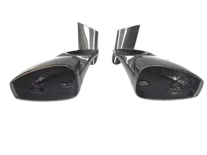 Ferrari 488 GTB Spider - C Style Carbon Fiber Side Mirror Caps