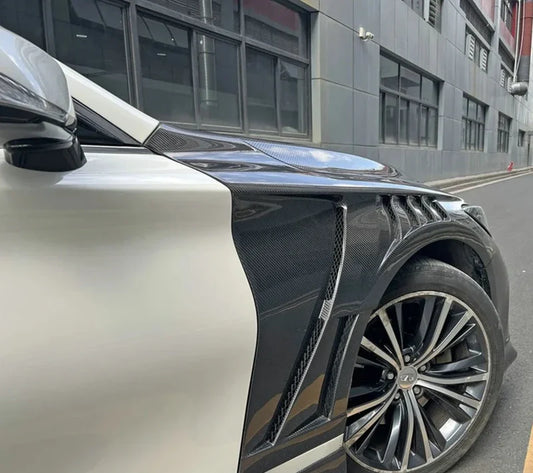 Infiniti Q60 - Carbon Fiber Vented Front Fender Replacement Set