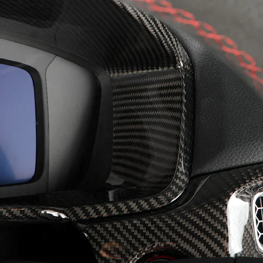 Honda Civic Type R FL5 (2023+) – Carbon Fiber Instrument Panel Frame Cover Trim