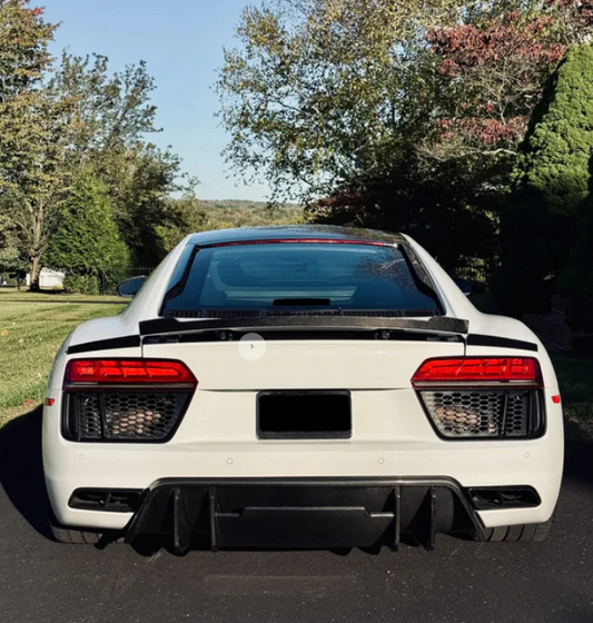 Audi R8 Gen 2 - Carbon Fiber Lip 3pc 2017-2024