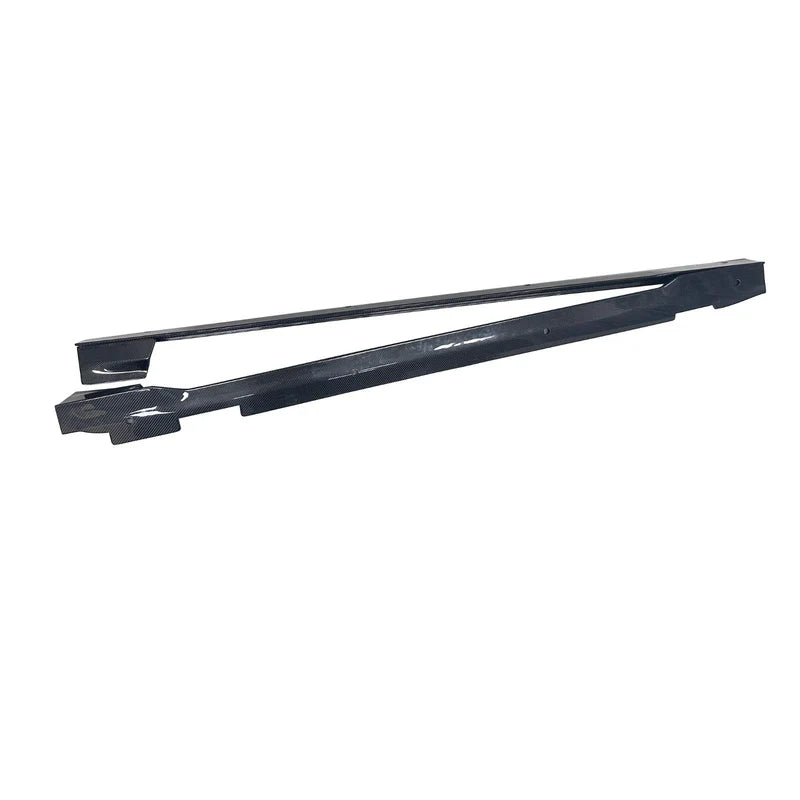 Porsche Taycan J1 - RZ Style Carbon Fiber Side Skirts
