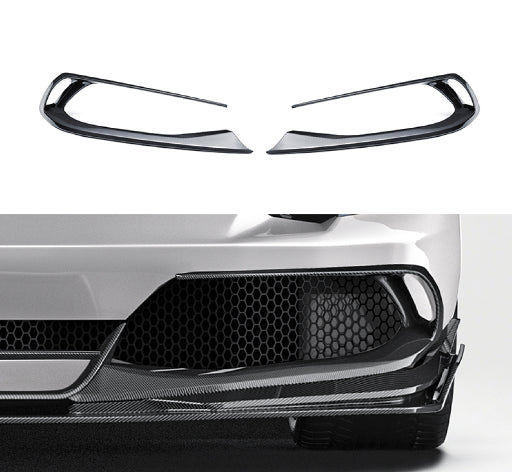Ferrari 296 GTB / GTS - PT Prepreg Dry Carbon Fiber Front Canards
