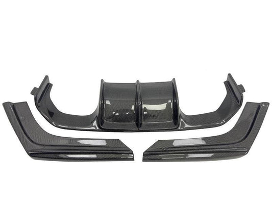 BMW F80/F82/F83 M3/M4 Carbon Fiber V Style Rear Diffuser